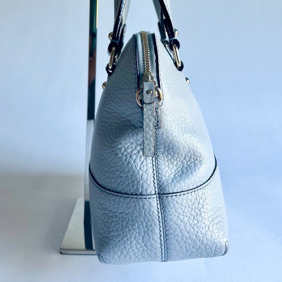 Kate Spade Grey Pebble Genuine Leather Tote - Picture 4 of 15